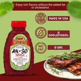Ah-So Chinese-Style BBQ Sauce, Red Rib 15 oz Squeeze Bottle - Sweet & Tangy Spare Rib Marinade and Glaze for Pork, Chicken & Wings; Classic Takeout