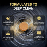 Garbage Disposal Cleaner and Deodorizer | 24 Pack | Kitchen Sink Cleaner Tablets | Eliminates Odor | Fights Grease & Buildup | Foaming Scrub Action |