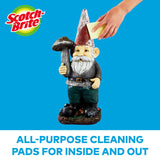 3M Scotch-Brite Dobie All Purpose Pads, 3Count (Pack of 4) Total 12 Pads