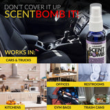 Scent Bomb Air Freshener Spray, Long-Lasting Odor Eliminator - Effective Deodorizer for Home & Car, Fresh Room Spray for Kitchen, Bathroom & Smell