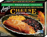 Amy's Frozen Meals, Cheese Enchilada Whole Meal, Made With Organic Corn and Tomatoes, Gluten Free Microwave Meals, 9 Oz