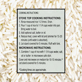 Golden Crown Jasmine Rice - 32 oz (2 LB) Jar, Non-Sticky, Fluffy Aromatic Rice, Thai, Indian, & Fragrant Flavored Long-Grain White Rice
