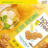 Homefree Mini Lemon Burst Cookies, Gluten Free, Nut Free, Vegan, School Safe and Allergy Friendly Snacks, 5 Oz Box (Pack of 1), Produced In USA