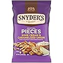 Snyder's of Hanover Sour Cream & Caramelized Onion Pretzels, 11.25 Oz Bag