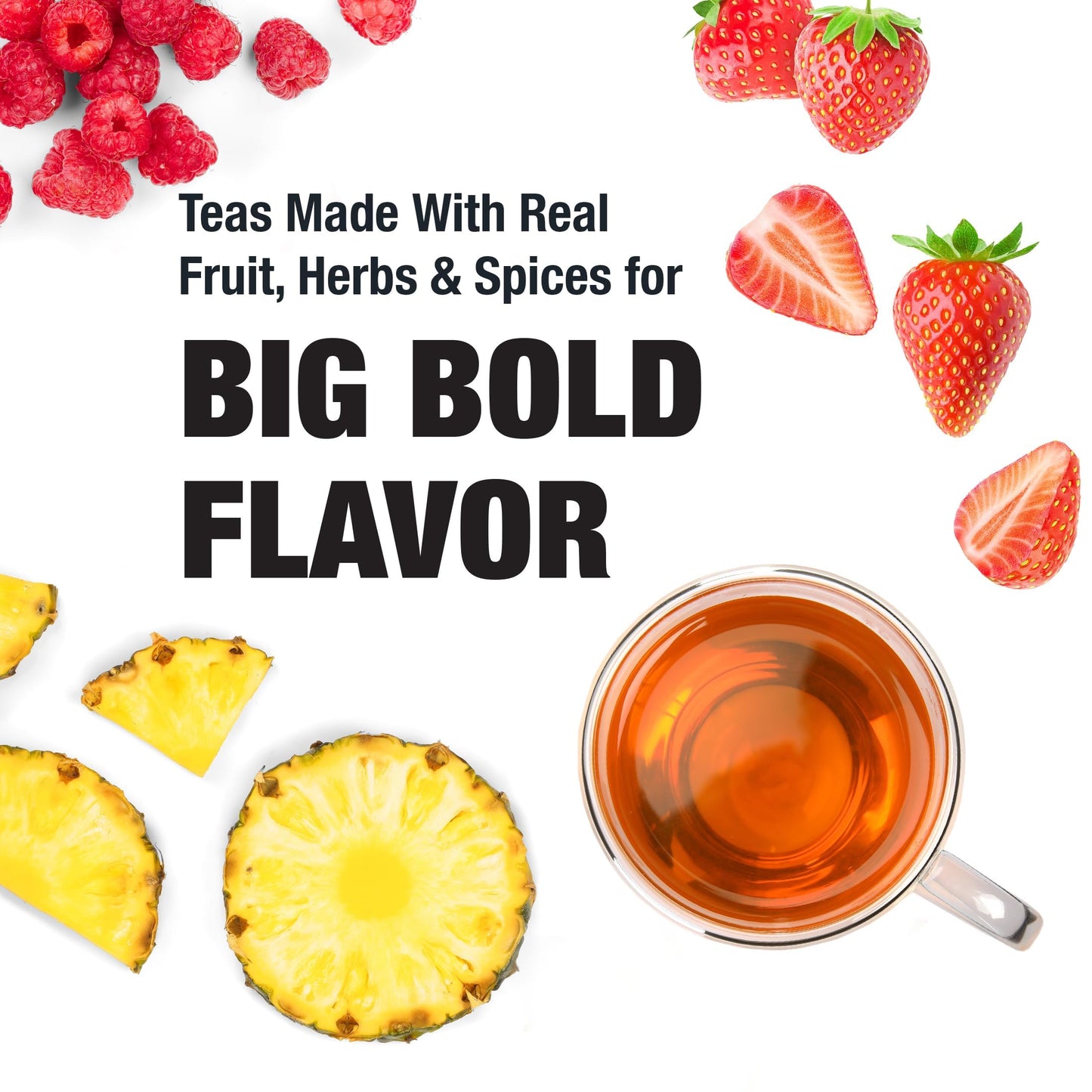 Tiesta Tea - Fruity Paradise, Strawberry Pineapple Green Tea, Premium Loose Leaf Blend, Tropical Fruit Flavor, Medium Caffeine, Hot or Iced, 20-25