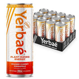 Yerbaé Energy Seltzer - Orange Cherry Pineapple No Sugar/Calories/Carbs. Energized by Yerba Mate, Naturally Caffeinated Plant-Based, Healthy