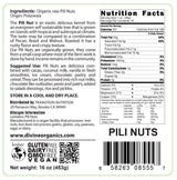 Divine Organics Raw Polynesian Pili Nuts 16 oz.
