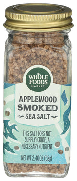 Whole Foods Market, Seasoning Salt, Applewood Smoked, 2.40 Ounce