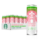Starbucks Iced Energy Drink, Watermelon Twist, 12 Fl Oz Cans (Pack of 12)