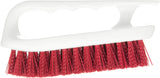 SPARTA 4002405 Ergonomic Iron-Shaped Handle Scrub Brush, 6", Red