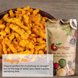NY Spice Shop Corn Stick Nacho Flavor - 5 Pound Roasted Corn Stick With Nacho Flavor - Healthy Crunchy Fresh Bulk Sweet Snack Pack - Crispy Crunchy