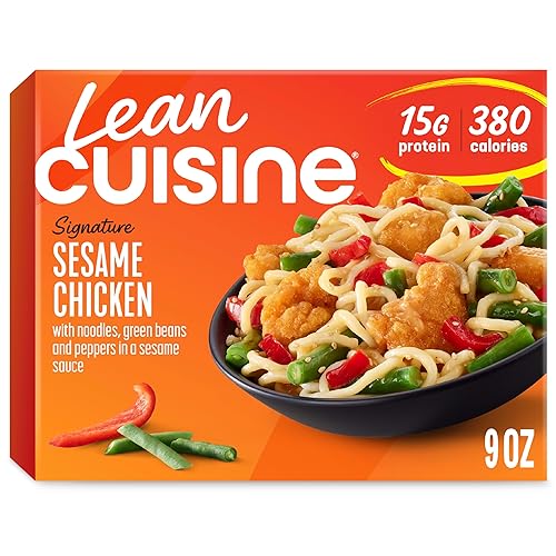 Lean Cuisine Signature Sesame Chicken, Frozen Meals, Frozen Lunch Or Dinner 9 oz