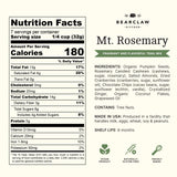 Bearclaw Kitchen Mt. Rosemary Trail Mix 3-Pack - Gourmet Snack with Rosemary Cashews, Dark Chocolate, Ginger & Pumpkin Seeds - Grain-Free
