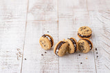 Our Specialty Chocolate Chip Cookies, Sandwich Cookies with Vanilla Icing, 6 Count Frozen