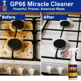 GP66 Green Miracle Cleaner Super Size (32 oz) - Powerful American Made All-Purpose Cleaner, Heavy Duty Concentrated Formula Cleans Kitchens