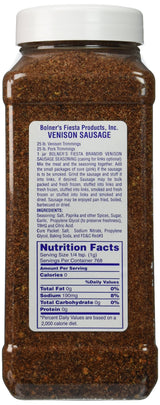 Bolner's Fiesta Venison And Other Game Meat Sausage Seasoning, 24 Oz.