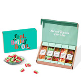 Thoughtfully, Get Well Soon Gummies Sweet Gift Box, Includes Gummy Bears, Sour Watermelon, Sour Peach Rings, Sour Peach Gummies & Fruit Gummies, Fun