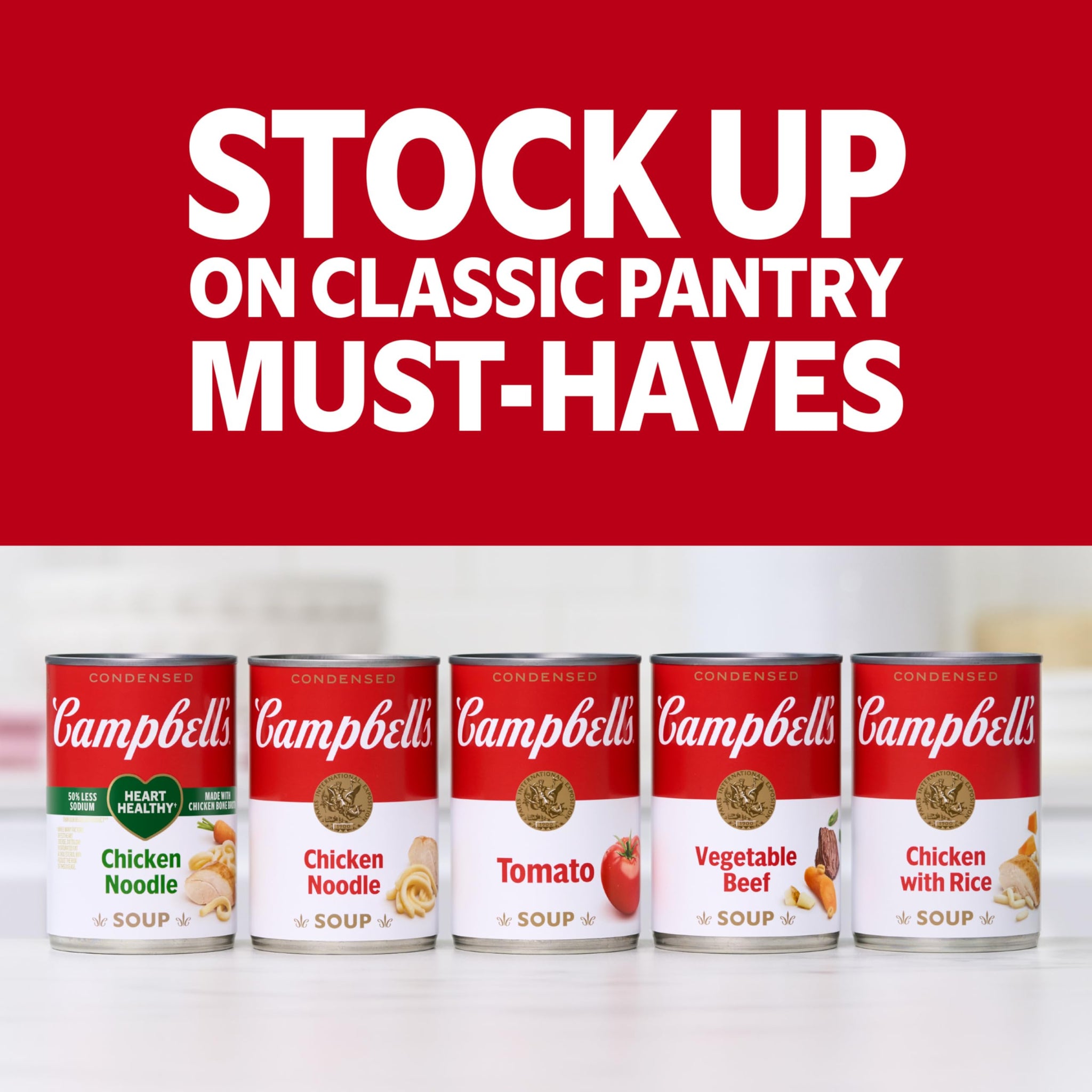 Campbell's Condensed Chicken Noodle Soup, 10.75 Ounce Can (Pack of 4)