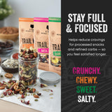 Natural Cravings Trail Mix Snack Packs Variety - 5 Bags - Dried Fruit Mix & Nuts Mix with Chocolate Chips, Peanuts, Cranberries, Raisins, Walnuts