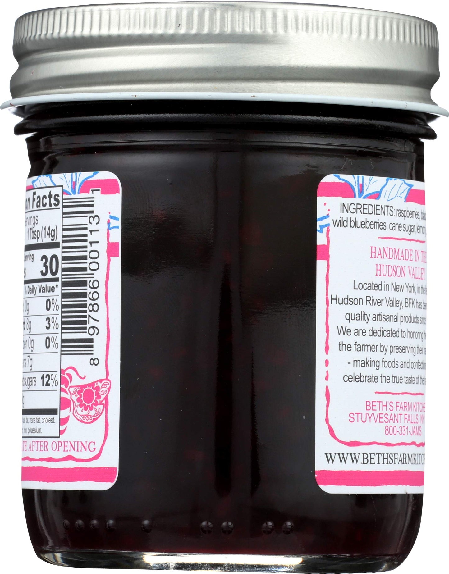 Beths Farm Kitchen Wild Berry Jam, 8 OZ