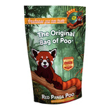 The Original Bag of Poo®, Red Panda Poo (watermelon flavored cotton candy) Novelty Gag Gift (1 oz single bag) Free sticker inside.