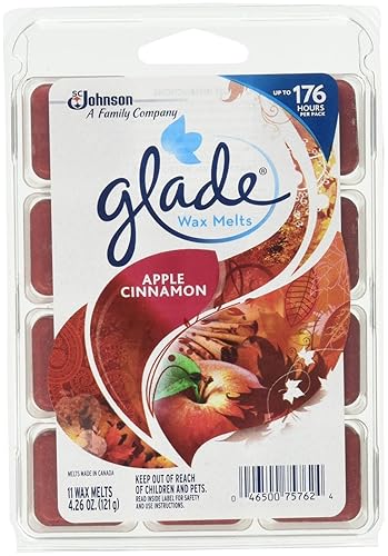 Glade Wax Melt Refill, Apple Cinnamon, 11 Count, 4.26 Ounce