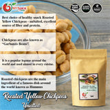 NY Spice Shop Chickpeas Roasted and Unsalted - 3 Pound Dried Crispy Crunchy Chickpeas No Salt - Bulk Healthy Snacks