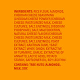 Blue Diamond Almonds Nut-Thins Gluten Free Cracker Crisps, Cheddar Cheese, Family Size, 7.7 oz
