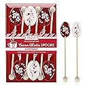 Melville Candy Hot Cocoa/Latte Spoons & Stirrers Gift Set - Made in the USA Stirrers for Hot Cocoa, Lattes, & Coffee - Individually Wrapped (6-Count