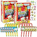 Spongebob Squarepants Candy Cane Stocking Stuffers - Bundle with 24 Flavored Candy Canes Plus To/From Cards and Stickers | Spongebob Individually