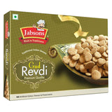 Jabsons - 5 Assorted Traditional Sweet Combo (Chikki Til Gud, Agra Gud Gajak, Gud Kaju Roll, Gud Revdi, Chikki Peanut Gud), 400g each