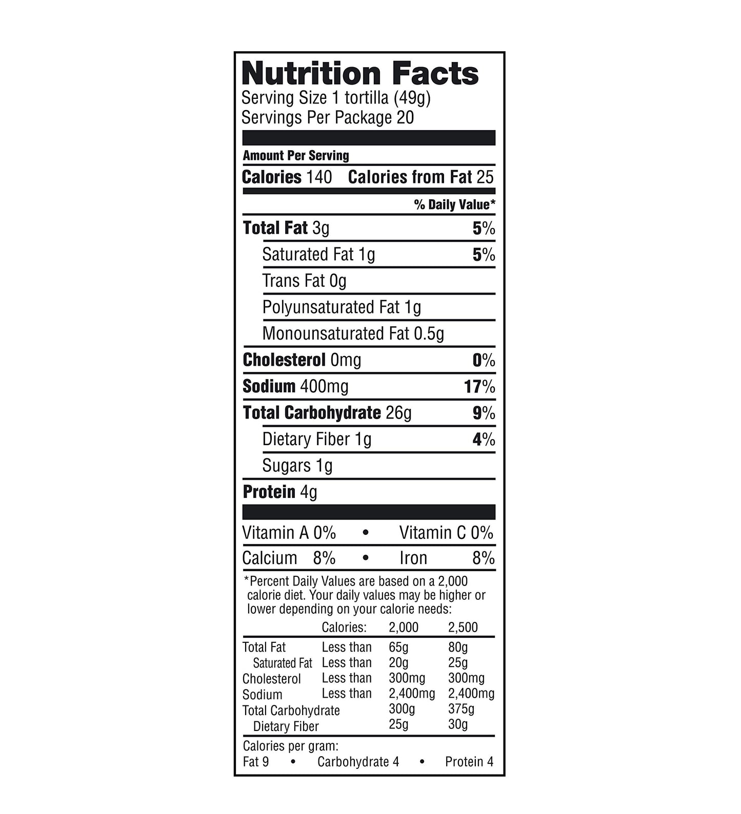 Mission Soft Taco Flour Tortillas 8" - 2 Packs of 20 by ValorServe - 40 Super Soft Tortillas with ValorServe Quesadilla Spatula