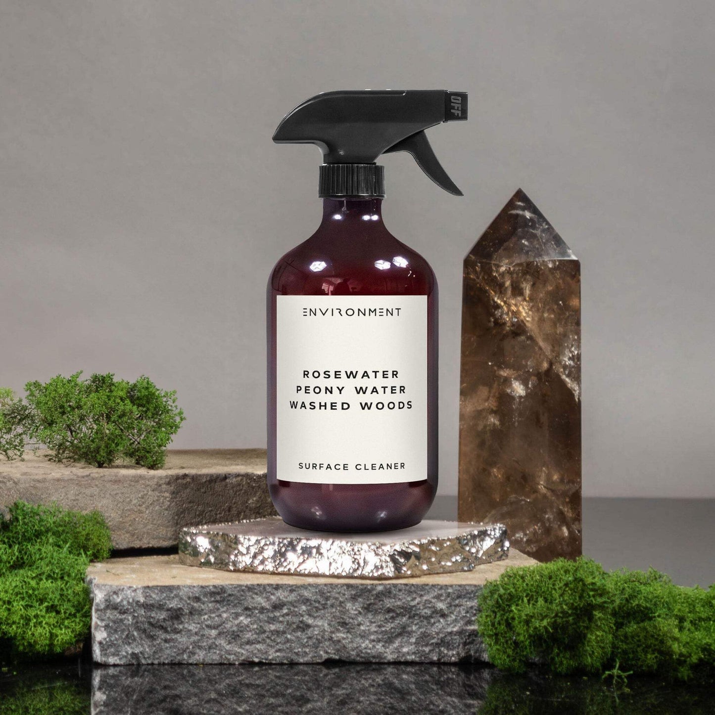 ENVIRONMENT Inspired by Designer Perfume IM L'Eau Surface Cleaner, 16oz Luxury Surface Cleaner (Rosewater | Peony Water | Washed Woods) Home