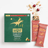 BAR U EAT Gluten-Free, High Fiber, Energy Bar. Real Food Ingredients | Oil Free | Organic | No Artificial Sugar | Healthy Snacks (Peanuts N' Cherries