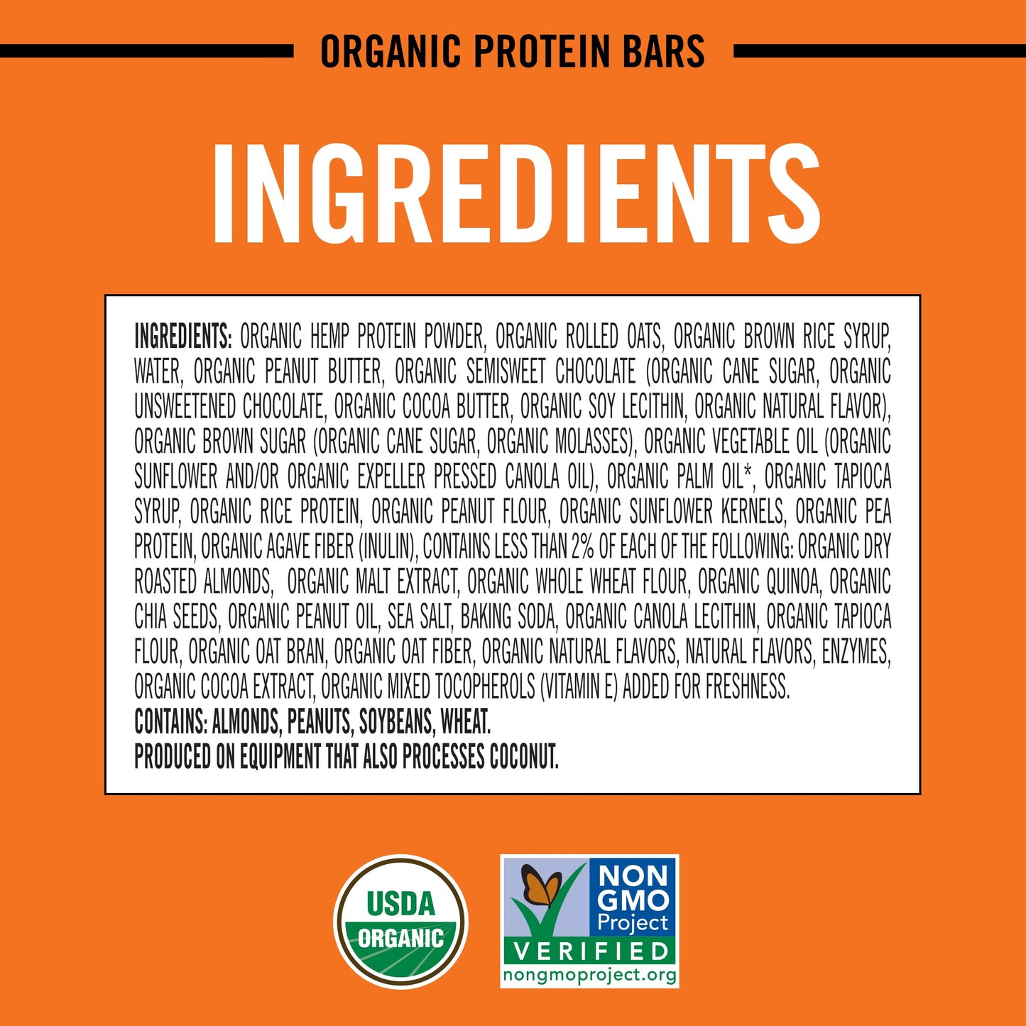 Generic D.ave's Killer Bread Protein Bar Organic Peanut Butter Chocolate Chip 7.6OZ Pack of 6