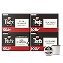 Peet's Coffee, Keurig K-Cup Pods Dark Roast Variety Pack, 100% Arabica Coffee - Major Dickason's Blend, French Roast, Organic Alma De La Tierra, House