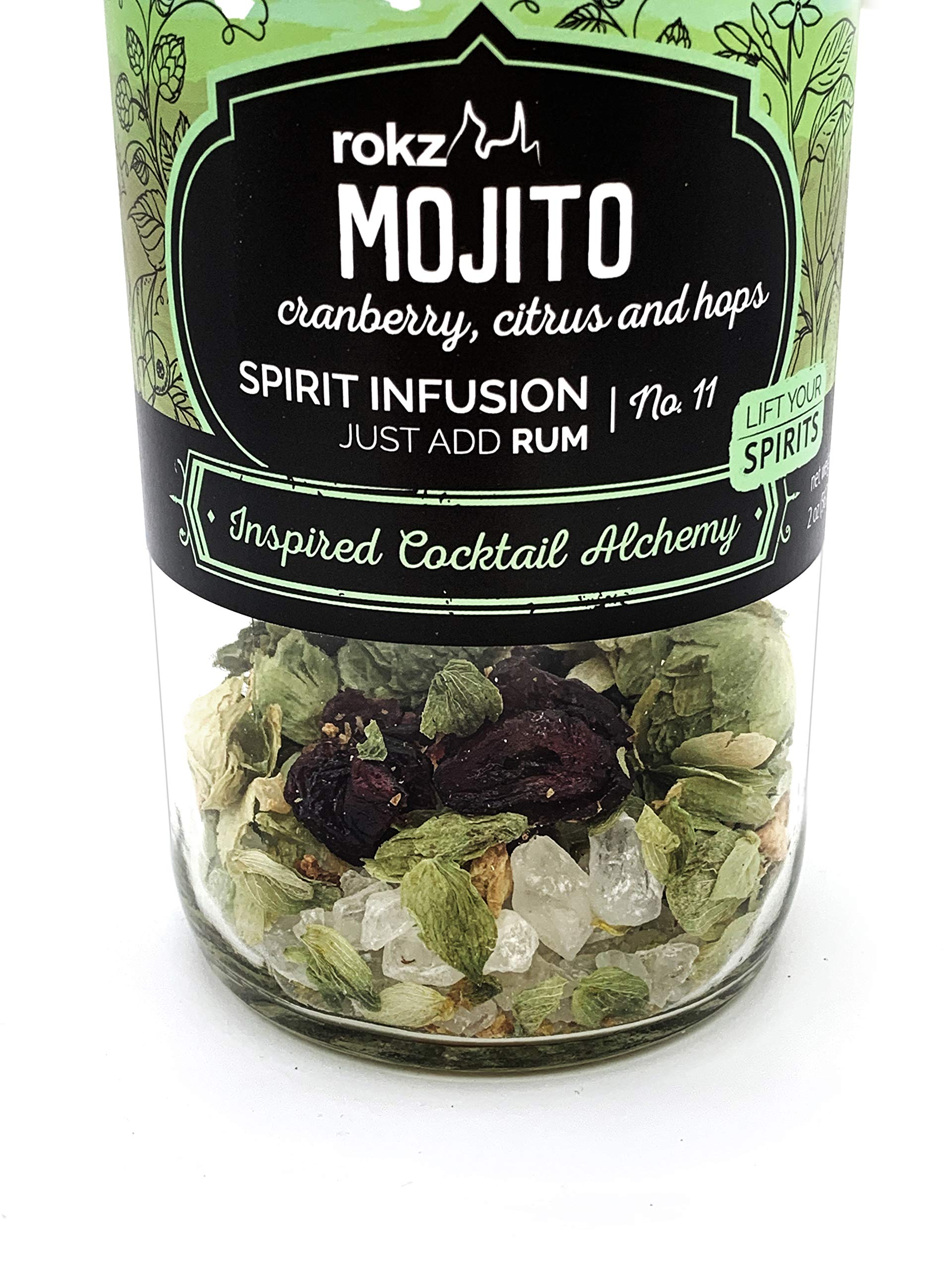Rokz Mojito Spirit Infusion Bottle for Cocktails, 16 Ounce