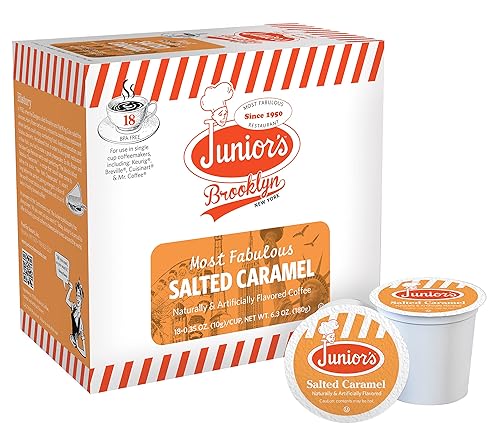 Junior's Most Fabulous Single Serve Coffee (Salted Caramel, 18 Count)