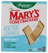 Marys Gone Crackers Organic Sea Salt Real Thin Crackers,