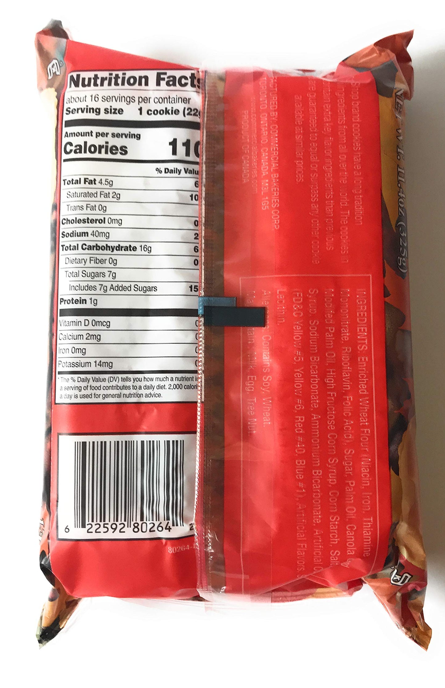 Maple Leaf Cookies, one 11.4 oz package