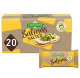 Sanissimo Salmas Salted, 20 packs of 3 Crackers, Oven Baked Corn Crackers, Gluten Free, Non GMO, Kosher Certified