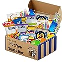 Peanut Free and Nut Free Snack Box - 60 Count Bulk Pack of Individually Wrapped Allergy-Friendly Snacks - Assembled by Bussin Boxes