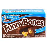 Drake's Funny Bones (3, 10ct - 13.73oz) - Sweet & Salty Kettle Popcorn (1, 5,5oz) - 4 Items Total