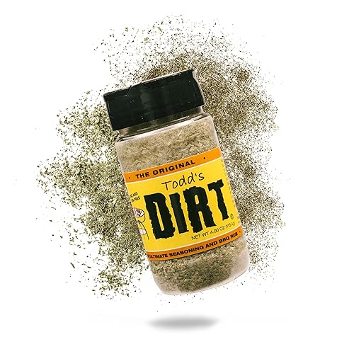 Todd’s DIRT - Original DIRT Medium 4.0 oz Bottle, All Purpose Seasoning & BBQ Rub, Gourmet Mild Savory Seasoning/Rub that’s GREAT ON EVERYTHING, 100%
