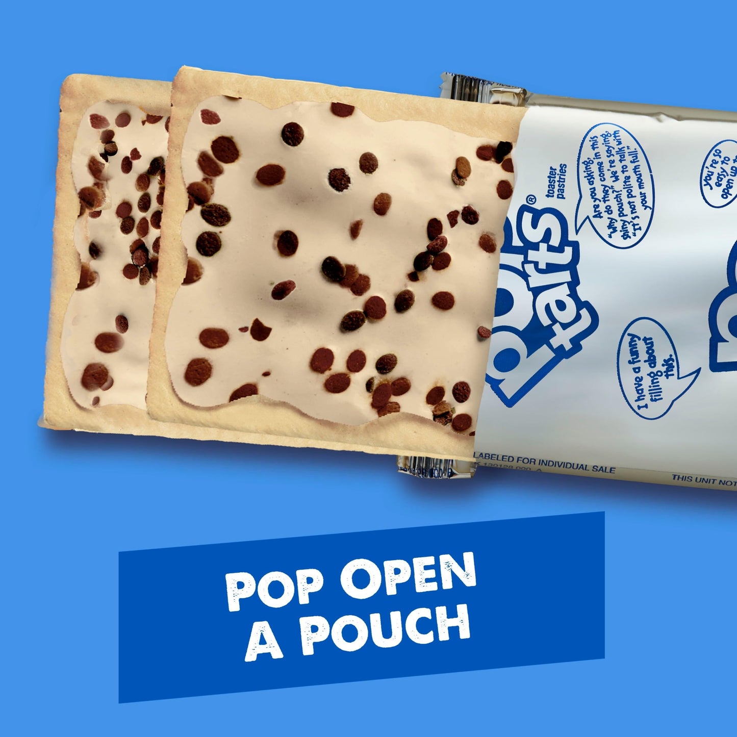 Pop-Tarts Toaster Pastries, Breakfast Foods, Kids Snacks, Frosted Chocolatey Chip Pancake (8 Pop-Tarts)