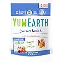 YumEarth Natural Gummy Bears, 10 Count, net wt. 7oz (Packaging May Vary)