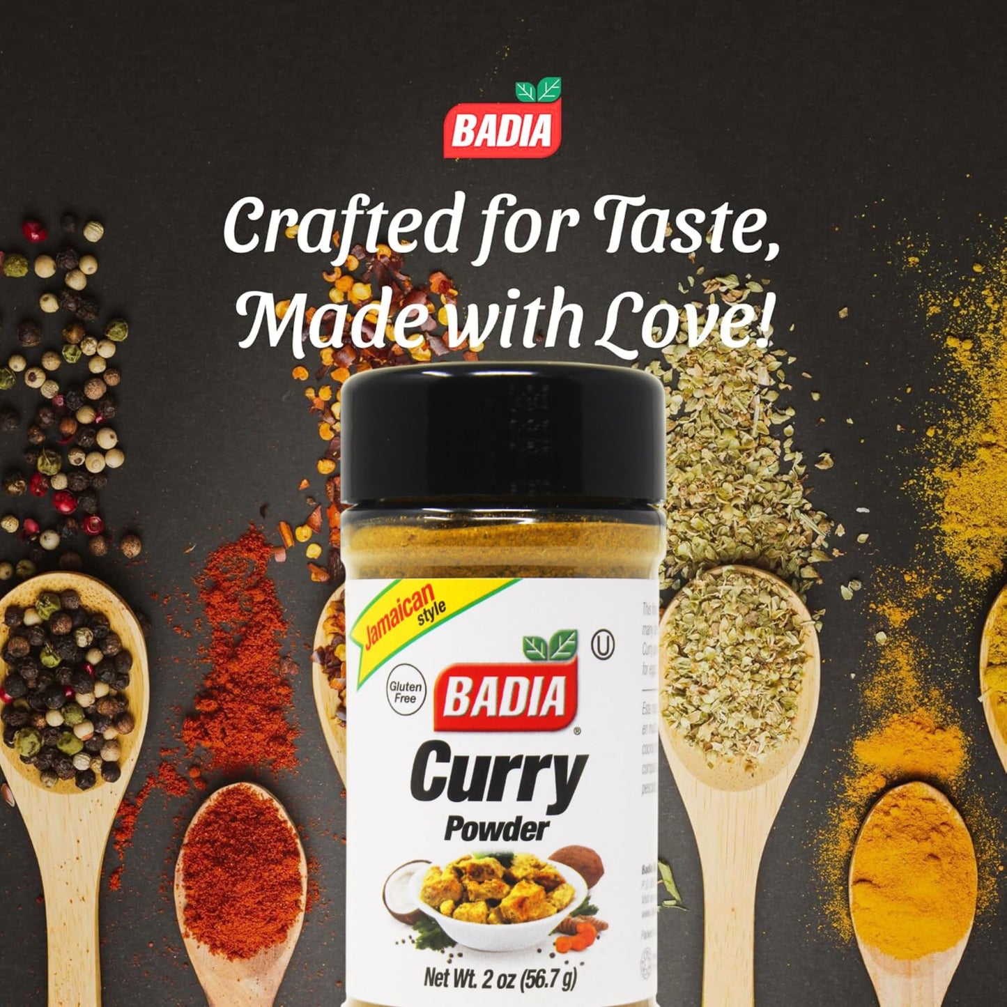 Badia Curry Powder, 2 oz - Mild and Aromatic Blend of Spices for Rich and Flavorful Dishes