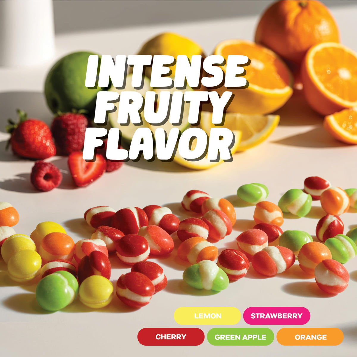 Freeze Dried Candy Rainbow 8oz, Crunchy Sweet Treat