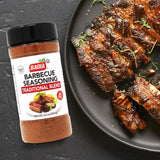 Badia Barbecue Seasoning Traditional Blend, 3.5 oz - Savory BBQ Spice Mix for Ribs, Meats & Chicken, MSG Free