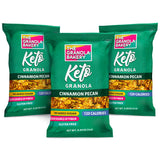 THE GRANOLA BAKERY TGB Cinnamon Granola Bites, No Added Sugar, High Fiber, Gluten Free, Keto Friendly, 0.85oz Cereal Bag (Pack of 6)